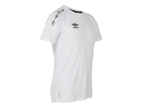 UMBRO UX-1 Trn Tee Jr Vit/Svart 116 Tränings t-shirt 